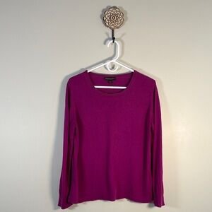 Banana Republic Fuchsia Silk Cashmere Sweater